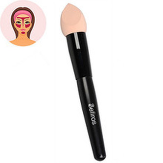 Sefiros Make Up Blender With Handle - Houbička na make-up s rukojetí pro ženy