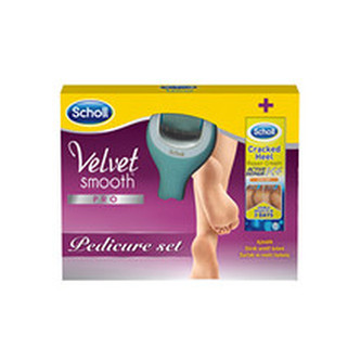 Scholl Velvet Smooth Wet & Dry Set - Dárková sada péče o nohy 60 ml pro ženy