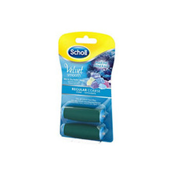 Scholl Velvet Smooth Marine Minerals Wet & Dry Roller Heads ( 2 ks, hrubá ) - Náhradní hlavice do elektrického pilníku pro ženy