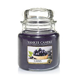 Yankee Candle Cassis Candle ( černý rybíz ) - Vonná svíčka 411. ml unisex