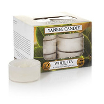 Yankee Candle White Tea Candle ( bílý čaj ) - Aromatické čajové svíčky ( 12 ks ) 9. ml unisex