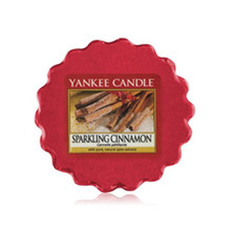 Yankee Candle Sparkling Cinnamon Wax ( třpytivá skořice ) - Vonný vosk do aromalampy 22. ml unisex