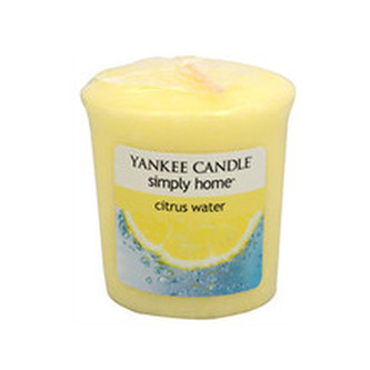 Yankee Candle Citrus Water Candle ( mix citrusů ) - Aromatická votivní svíčka 49. ml unisex