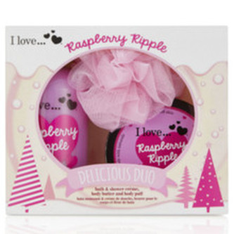 I Love Raspberry Ripple Delicious Duo Set - Dárková sada pro ženy