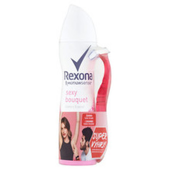 Rexona Sexy Bouquet Antiperspirant ve spreji + holítko 150 ml pro ženy