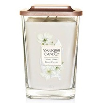Yankee Candle Elevation Sheer Linen Candle ( čisté prádlo ) - Vonná svíčka 96. ml unisex