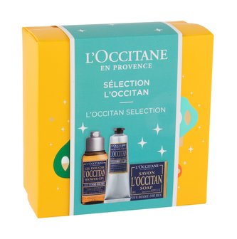L´Occitane For Men sprchový gel 75 ml + balzám po holení 30 ml + tuhé mýdlo 50 g