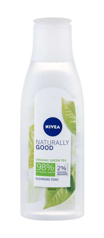 Nivea Naturally Good Čisticí voda Green Tea 200 ml pro ženy