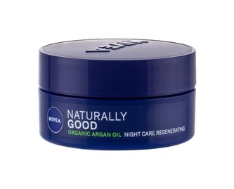 Nivea Naturally Good Noční pleťový krém Argan Oil 50 ml pro ženy