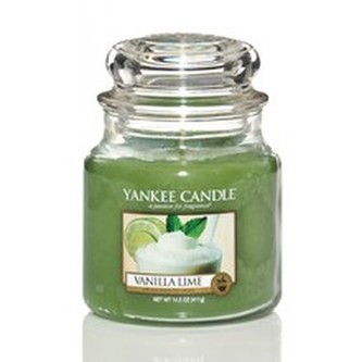 Yankee Candle Vanilla Lime Candle ( vanilka s limetkou ) - Vonná svíčka 104. ml unisex