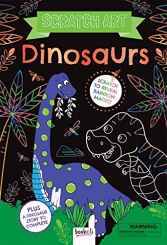 Dinosaurs: Scratch Art