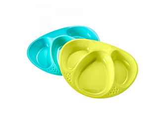 Misky Explora dělené na 3 části, 2 ks