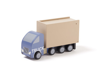 Náklaďák Aiden dřevěný