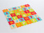 Puzzle pěnové 90x90cm písmena a čísla