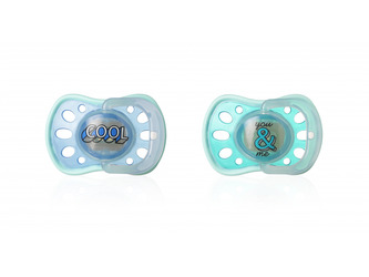 Šidítko s měkkým okrajem latex 2ks 6-18m Basic