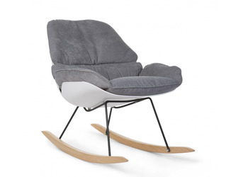 Houpací křeslo White Grey