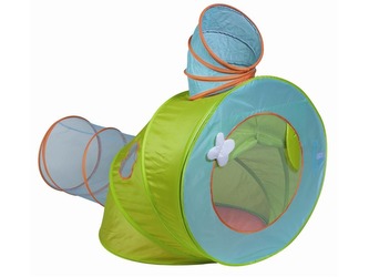 Skládací stan s tunelem