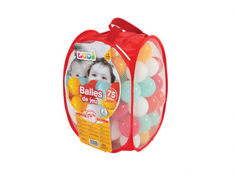 Míčky červené 75 ks