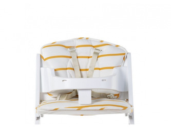 Sedací polštářky do rostoucí židličky Jersey Ochre Stripes