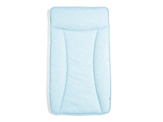 Přebalovací podložka Essentials hvězdičky modrá