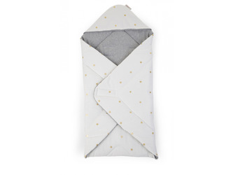 Rychlozavinovačka s kapucí 75x75cm Jersey Gold Dots