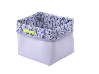 Textilní krabice modrá