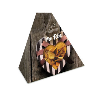 Krabička dárková Pro Tebe - sušená jablka se skořicí 100g