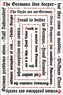 The German Genius. Der deutsche Genius, englische Ausgabe
