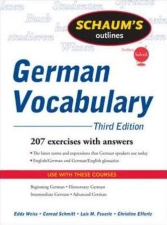 Schaum's Outline of German Vocabulary