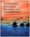Sustainable Economic Development