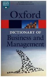A Dictionary of Business and Management