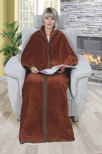 Korall televizní pytel 150x180 cm - hnědý