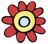 Kuchyňská podložka - astra červená - 10x10 cm