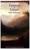 Leaves of Grass. Grashalme, englische Ausgabe