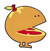 Kuchyňská podložka - pomeranč - 10x10 cm