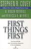 First Things First