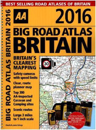 AA Big Road Atlas Britain 2016