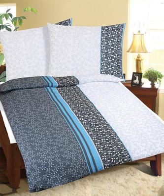 Povlečení krepové - tyrkysový lupínek - 140x220, 70x90 cm