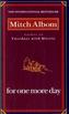 For One More Day. Nur einen Tag noch, englische Ausgabe
