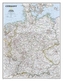 National Geographic Map Germany,  Politival Map, laminiert, Planokarte