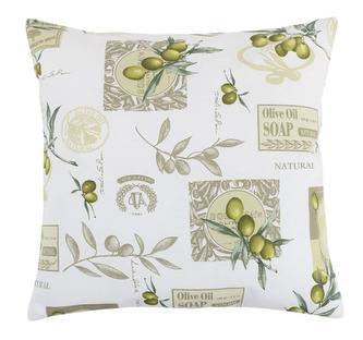 Polštářek EMA - olivy - 45x45 cm