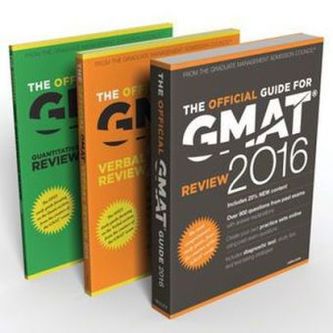 The Official Guide for GMAT 2016, 3 Vols.