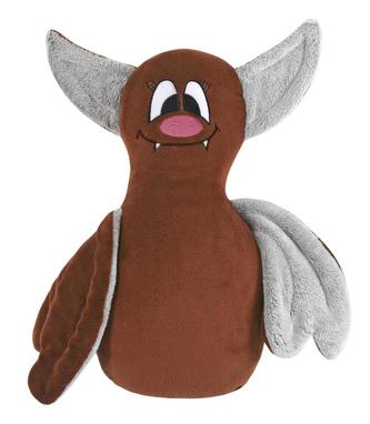 Tvarovaný polštářek netopýr hnědý - netopýr - cca 30x50 cm