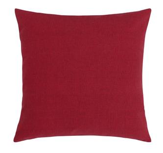 Polštářek LADA - vínová Uni s efektem režného materiálu - 40x40 cm