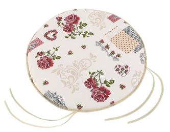 Sedák EMA kulatý hladký - květ růže - průměr 40 cm