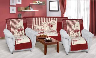 Souprava Karmela PLUS 3+1+1 - zátiší - 1x 150x200 + 2x 65x150 cm