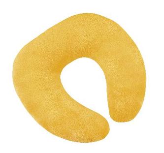 Polštářek cestovní podkova - žlutá - 30x35 cm