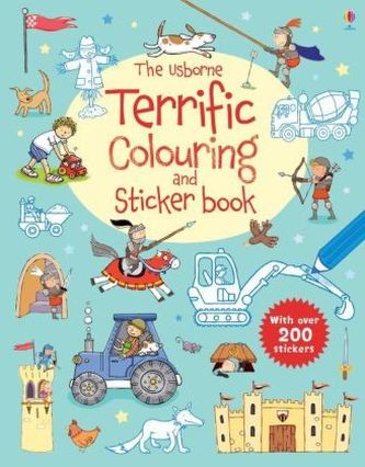 The Usborne Terrific Colouring and Sticker book