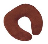 Polštářek cestovní podkova - hnědá - 30x35 cm