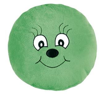 Polštářek Kulička - zelená - průměr 35 cm